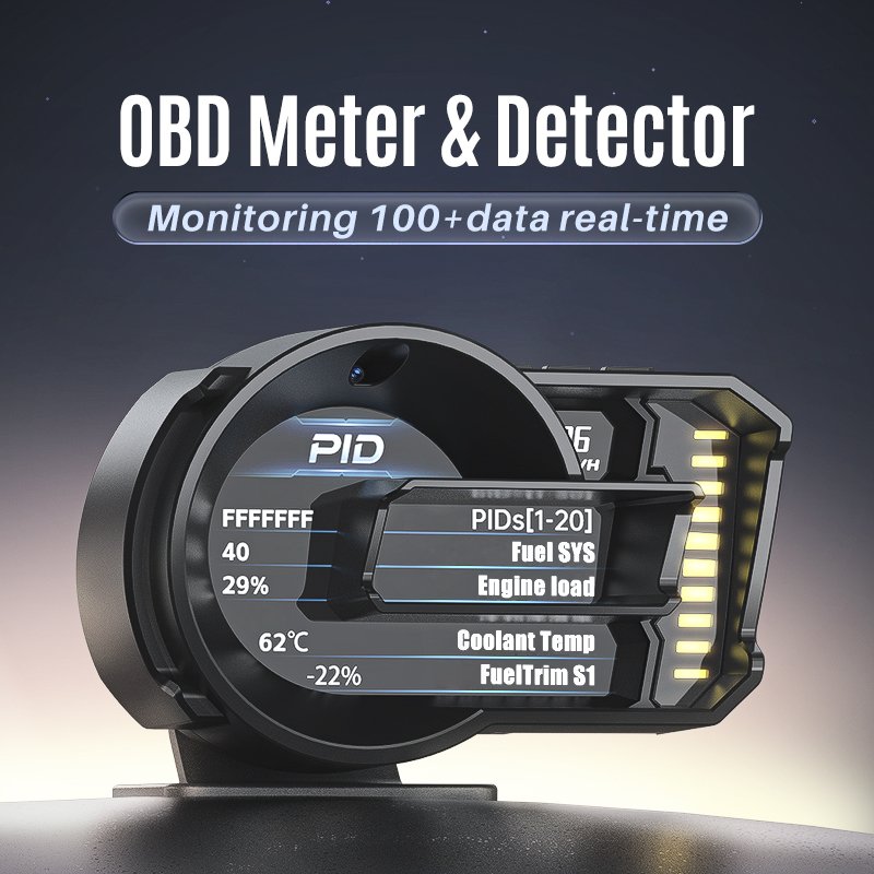 A590 Car Head-up Display HUD Auto OBD Gauge GPS LCD Meter Detector DRIVING SCORED Riving Behavior Recorder GPS Tracking Monitor
