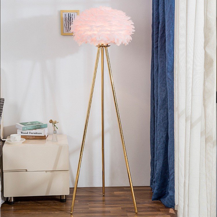 Fishing Floor Lamps LED Reading Light Modern Black Luminous Gold Led Body Customize Switch Style Standing Corner Art Floor Lamp