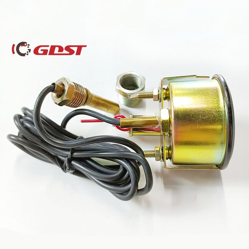 GDST Durable Water Temp Water Temperature Meter Gauge Round 100-250 Fahrenheit 30-121 Celsius Degree