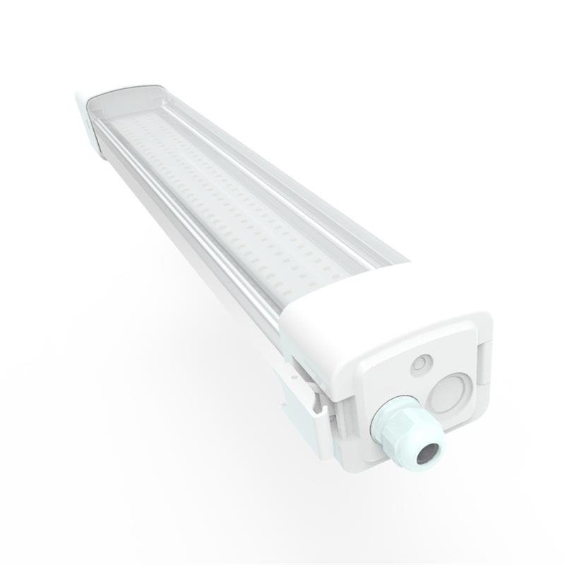 Waterproof 20W 30W 40W LED Vapor Tight Light 100-277V IP65 IP66 0.6m 1.2m 4FT Packing Garage Warehouse LED Tri Proof Light
