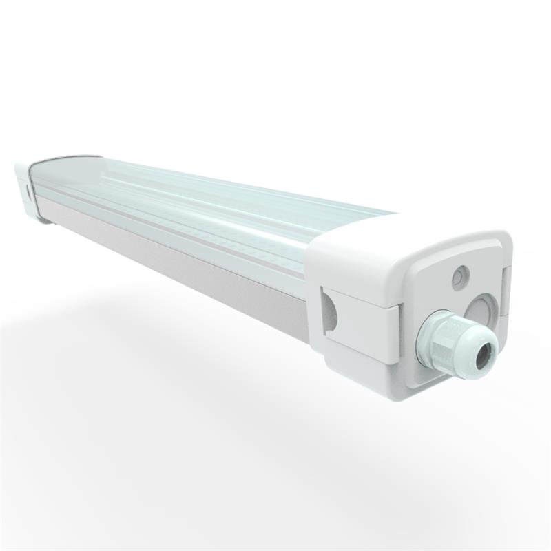Waterproof 20W 30W 40W LED Vapor Tight Light 100-277V IP65 IP66 0.6m 1.2m 4FT Packing Garage Warehouse LED Tri Proof Light