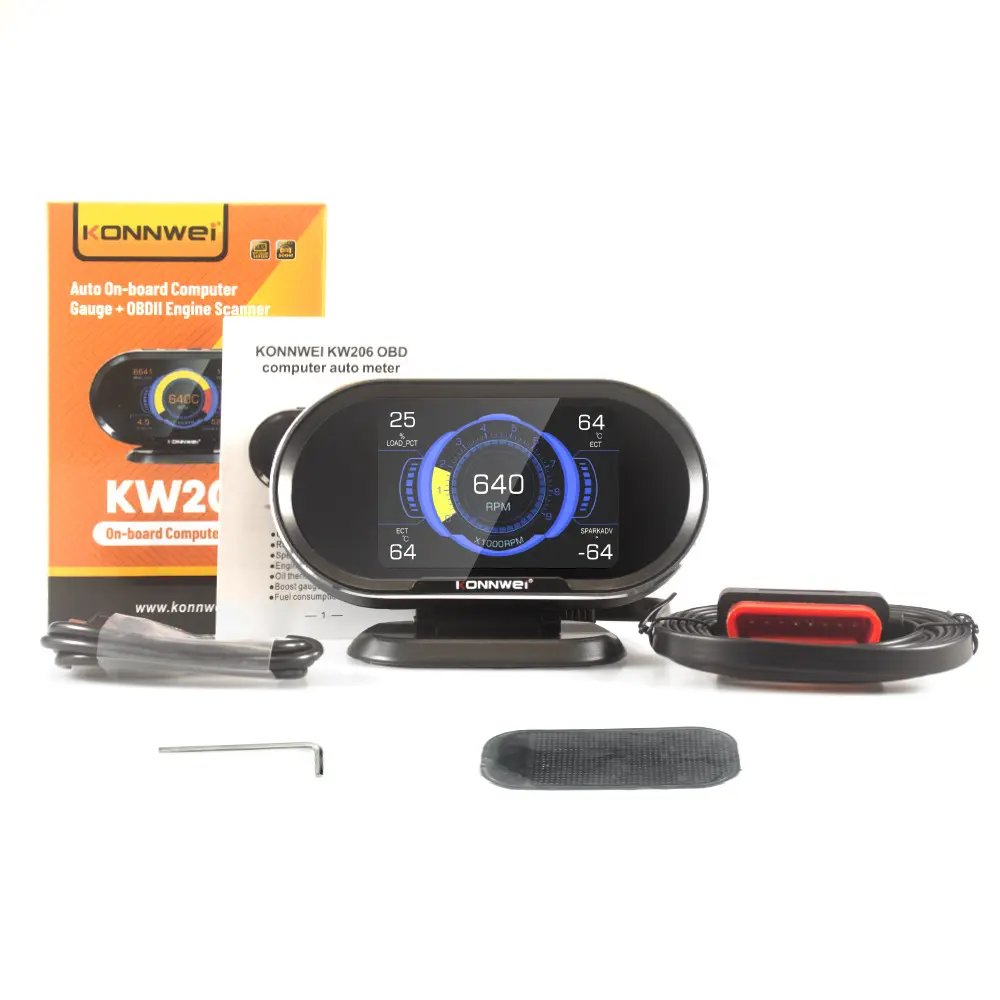 Hot Sale Vehicle Diagnostic Tool Obd2 Gauge Displays Head up Display Car OBD2 OBD Overspeed Warning System Speedometer