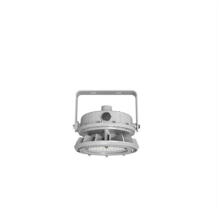 ATEX IECEx Commercial Industrial Lighting 20W/40W IP66 Round Shape Explosion Proof Light Zone2