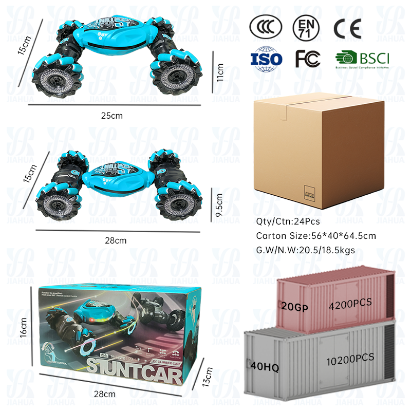 AiJH Cheap Remote Control Car 4WD Rc Auto Double Sided Driving RC Drift Car 360 Rotation Hand Gravity Gesture Rc Stunt Car