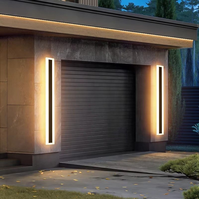 LED Outdoor Wall Light 30-240cm Long Strip Wall Mounted Lights IP65 Waterproof Outdoor Decorative Modern Led Wall Lamp Outdoor