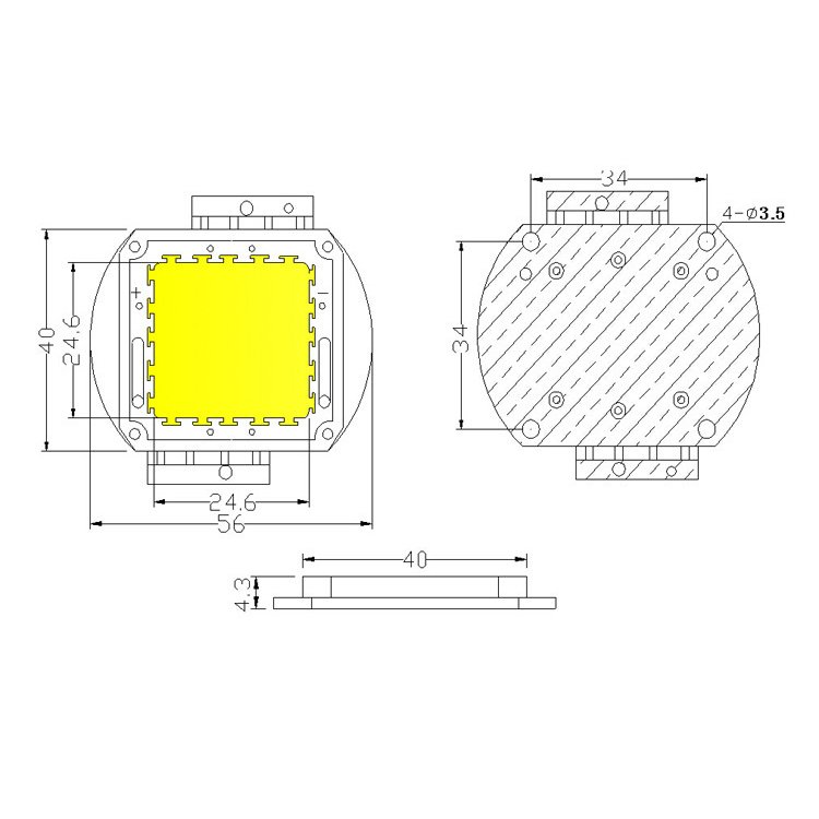Wholesale Cob Led Chip Bar Panel LAMP 10w 20w 30w 50w 70w 100w 4040 12v 36v 220v Cob Led