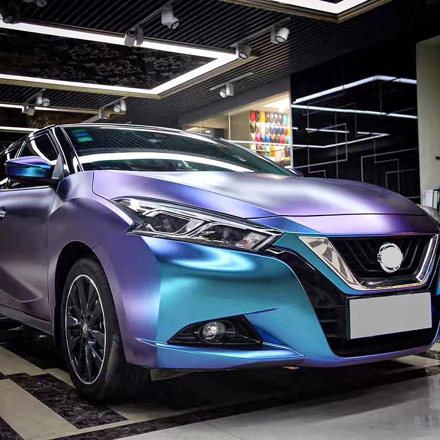 New Popular Tpu Car Paint Protection Film Non Yellow Anti Scratch 6.5 Mil Matte Pvc Car Wrap Vinyl Purple Car Wrapping Sticker