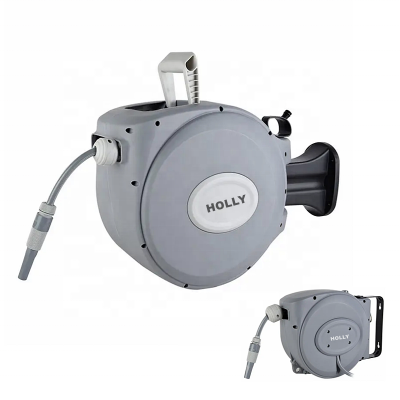 20M Retractable Garden Hose Reel Automatic Portable Auto Rewind Retractable Water Hose Reel 20 Meter Wall Mount Garden Hose Reel