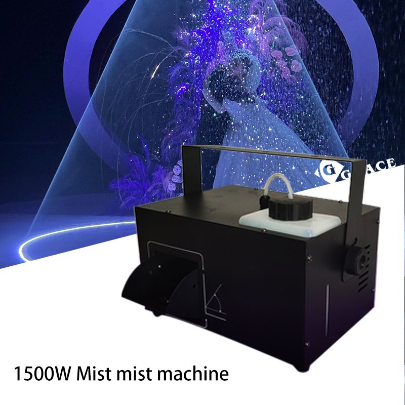 Igracelite 1500W Snow Machine &10W RGB Animation Laser Show Lights&1500W Haze Machine Combination Wedding Laser Snow Effect
