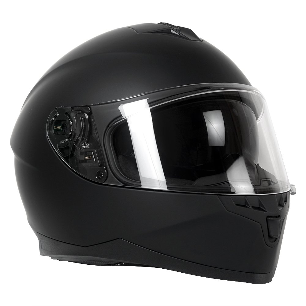 FreedConn BM22 Matt Black Color Full Face Helmet Wireless Bluetooth Group Intercom Helmet Waterproof with FM Radio Music Helmet