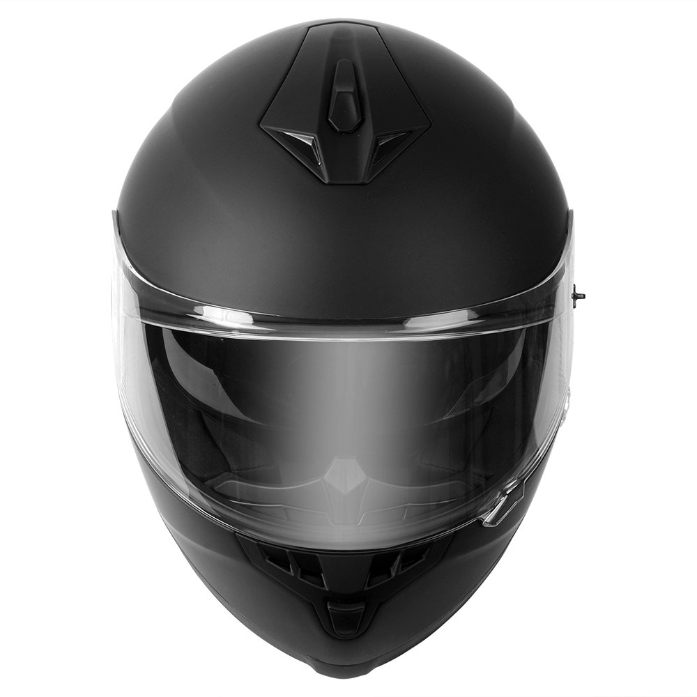 FreedConn BM22 Matt Black Color Full Face Helmet Wireless Bluetooth Group Intercom Helmet Waterproof with FM Radio Music Helmet