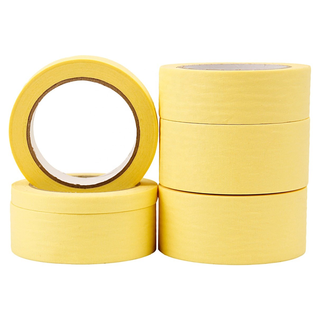High Tack Colored Crepe Paper Painters Masking Tape 1.41 INCH X 30 Meters for Automobile Painting