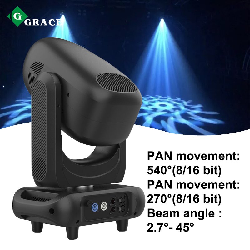 Igracelite 420W Beam Spot Wash Stage Light Remote CMY LED Moving Head Lights