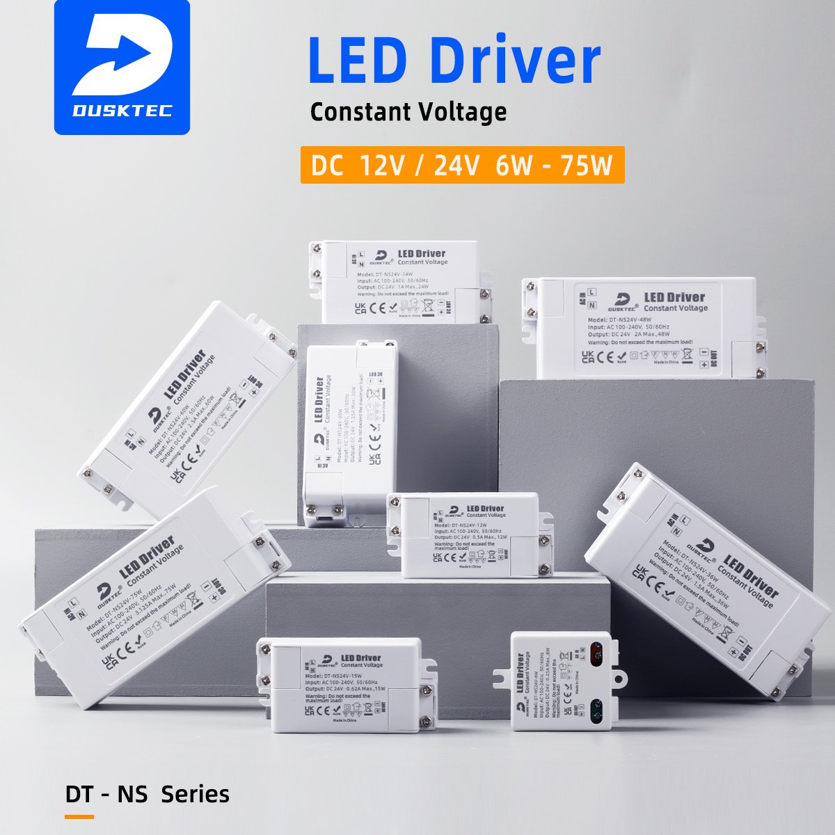 12 Volt DC LED Strip Power Supply Single Output Constant Current LED Light Power Supply