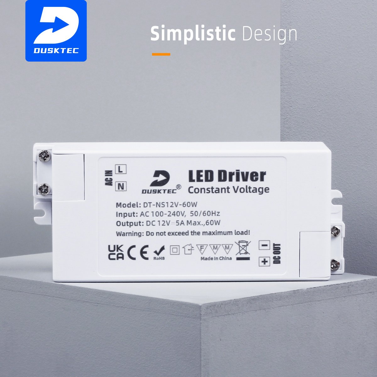 12 Volt DC LED Strip Power Supply Single Output Constant Current LED Light Power Supply
