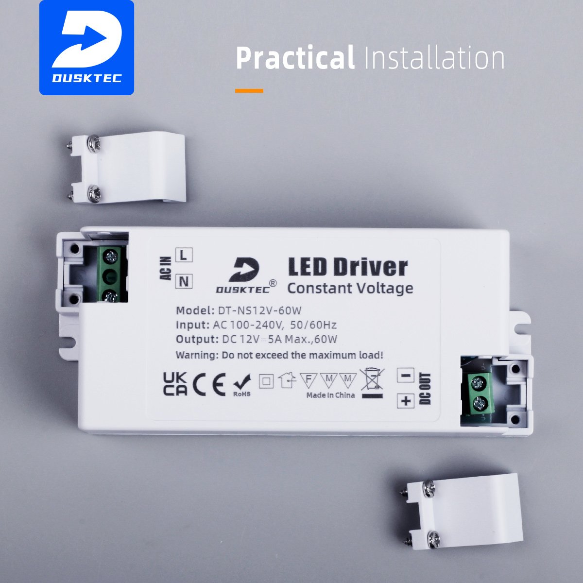 12 Volt DC LED Strip Power Supply Single Output Constant Current LED Light Power Supply