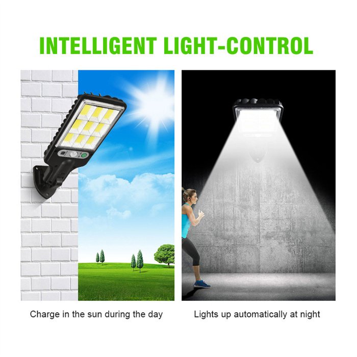 3 Lighting Mode Solar Street Lights Outdoor Waterproof Motion Sensor LED Wall Lamp