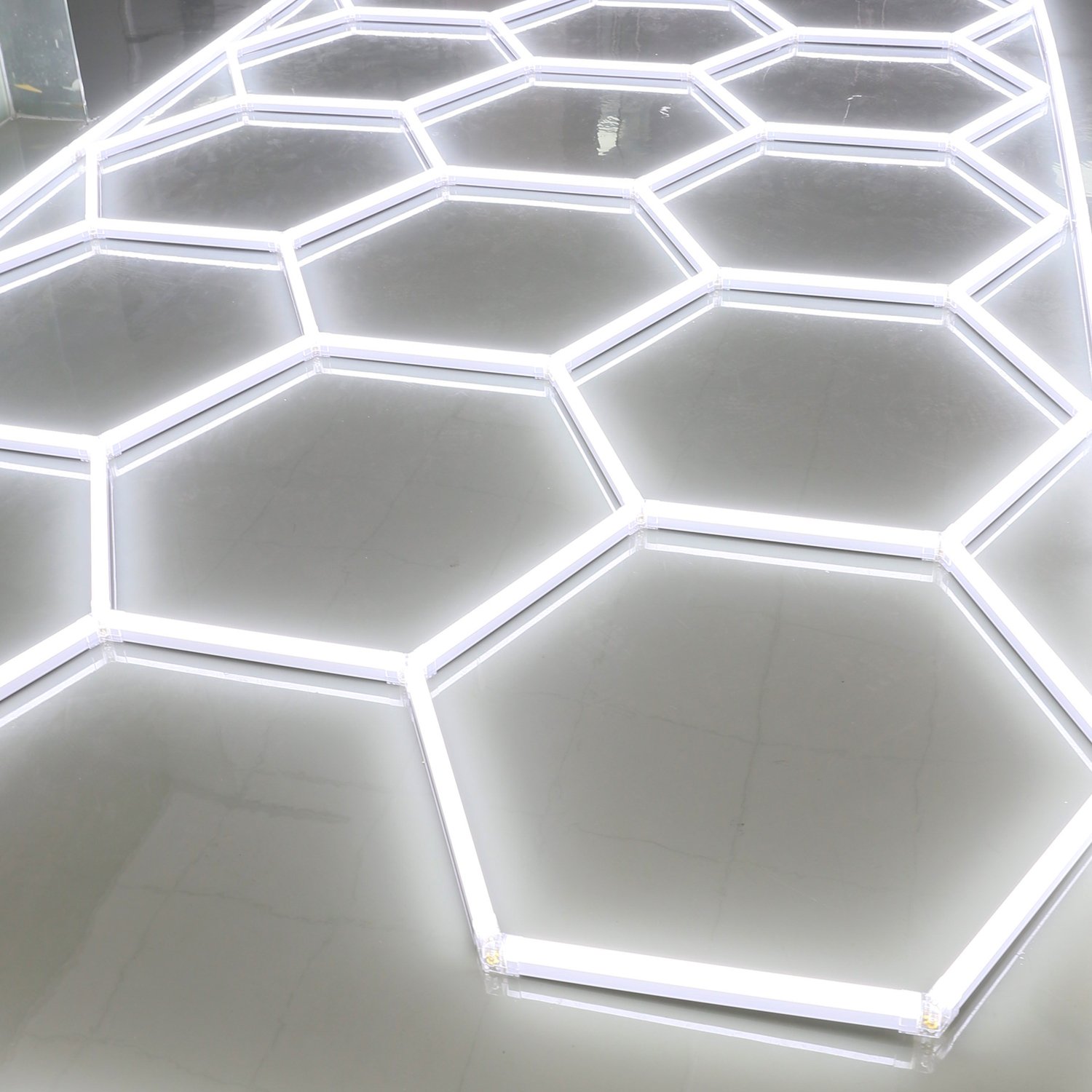 Dropshipping LED Module Honeycomb Auto Car Detailing Work Light Connectors for Hexagon Detail Light