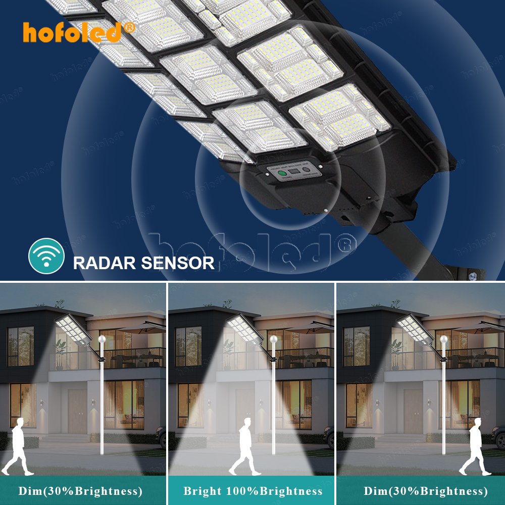 DC 6V IP65 Waterproof Solar Power Parking Lot Lamp Smart Outdoor All in One Integrated Led Solar Street Light