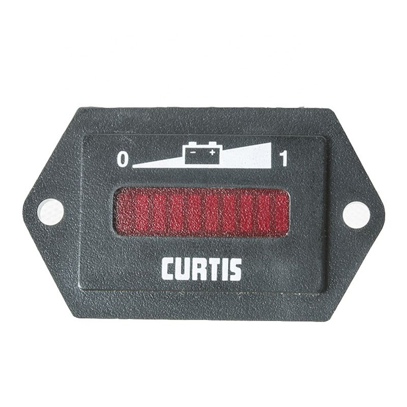 Curtis 906T Electric Led Meter Gauge, for Forklift, Golf Art Clubcar Battery Indicator