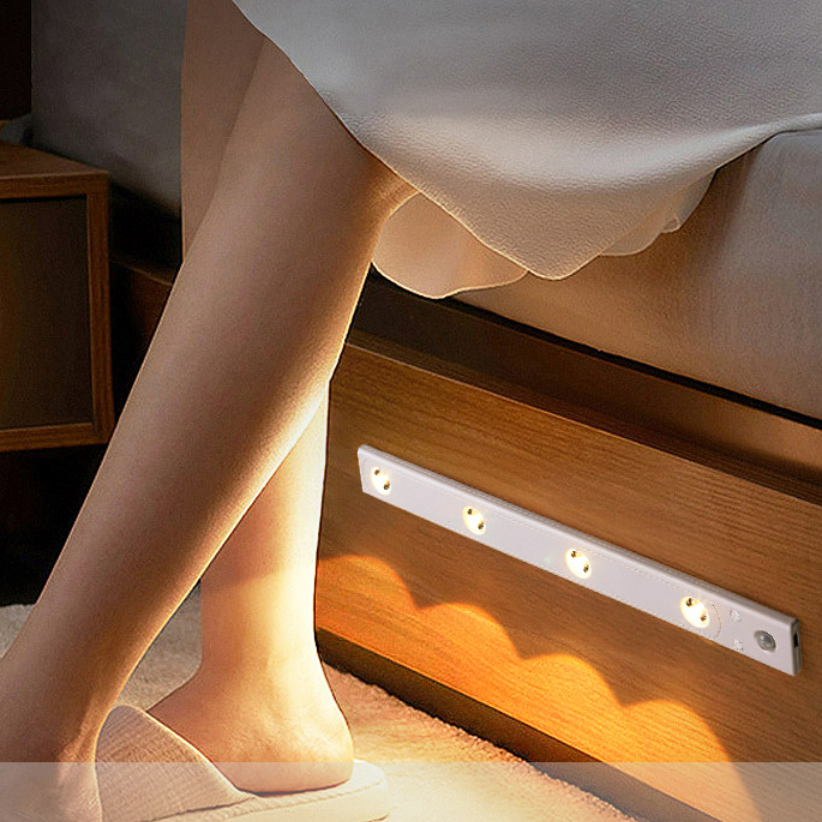 Ultra-Thin 12V Wireless Motion Sensor LED Undercabinet Lighting for Kitchen New Cat Eye Design Aluminium Material