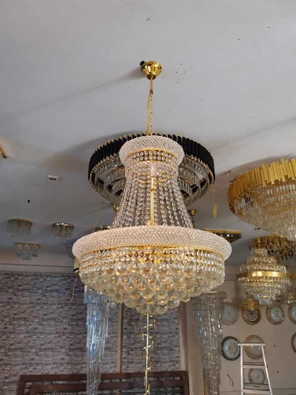 DLL Factory Small Pendant Light Chandelier Modern Crystal Dining Light Chrome Chandelier Hanging Living Room Lamp