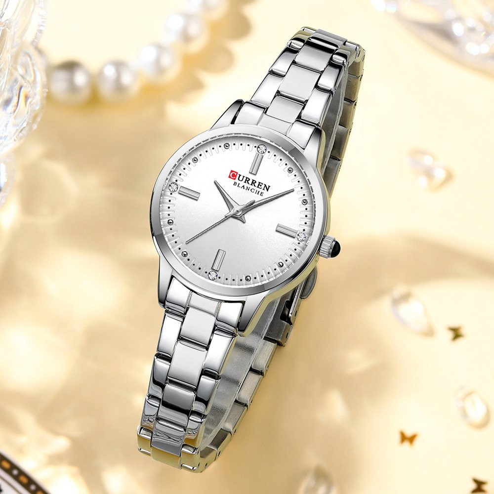 CURREN Women Watch Elegant Stainless Steel Bracelet Classic Female Watches Top Brand Luxury Waterproof Lady Girl Clock 9094