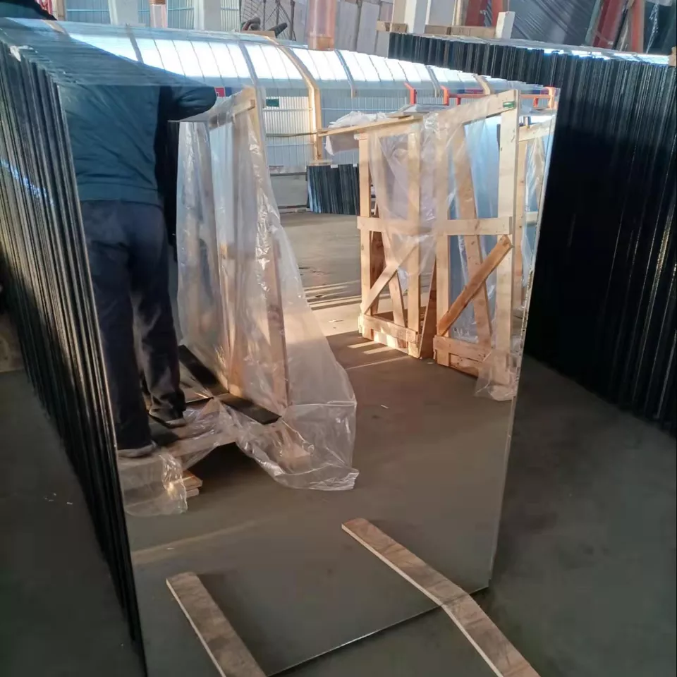 High Quality 1.5mm 1.8mm 2mm 2.7mm Aluminum Sheet Glass Mirror for Mirror with Cheap Price Per square Meter Custom
