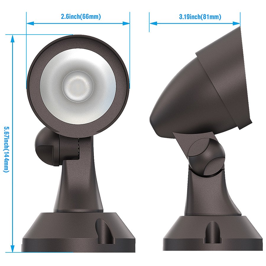 5W Decorative Pathway Landscape Lights, Low Voltage Pro Path Yard Lights for Garden Landscape Path Pathway Lights Lawn Lamp