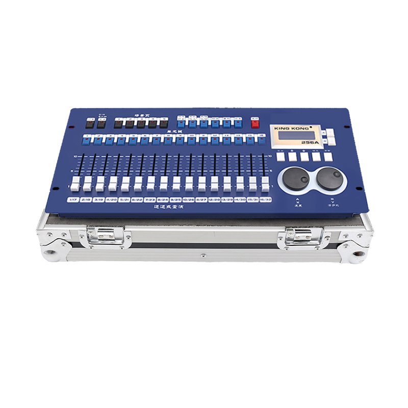 Kingkong 256A Professional Stage Lighting Mixer Beam Red Emitting DMX 512 Console Built-in Programs Beam Moving Light Led Par