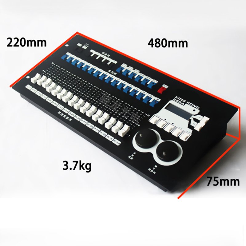 Kingkong 256A Professional Stage Lighting Mixer Beam Red Emitting DMX 512 Console Built-in Programs Beam Moving Light Led Par
