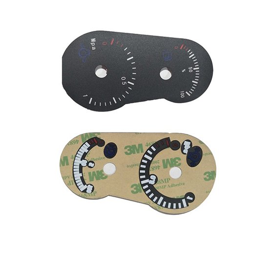 Auto Meter Speedometer Faceplate Overlay MBR Universal Digital Speedometer for Car IP65 01 400*200, Customized Size