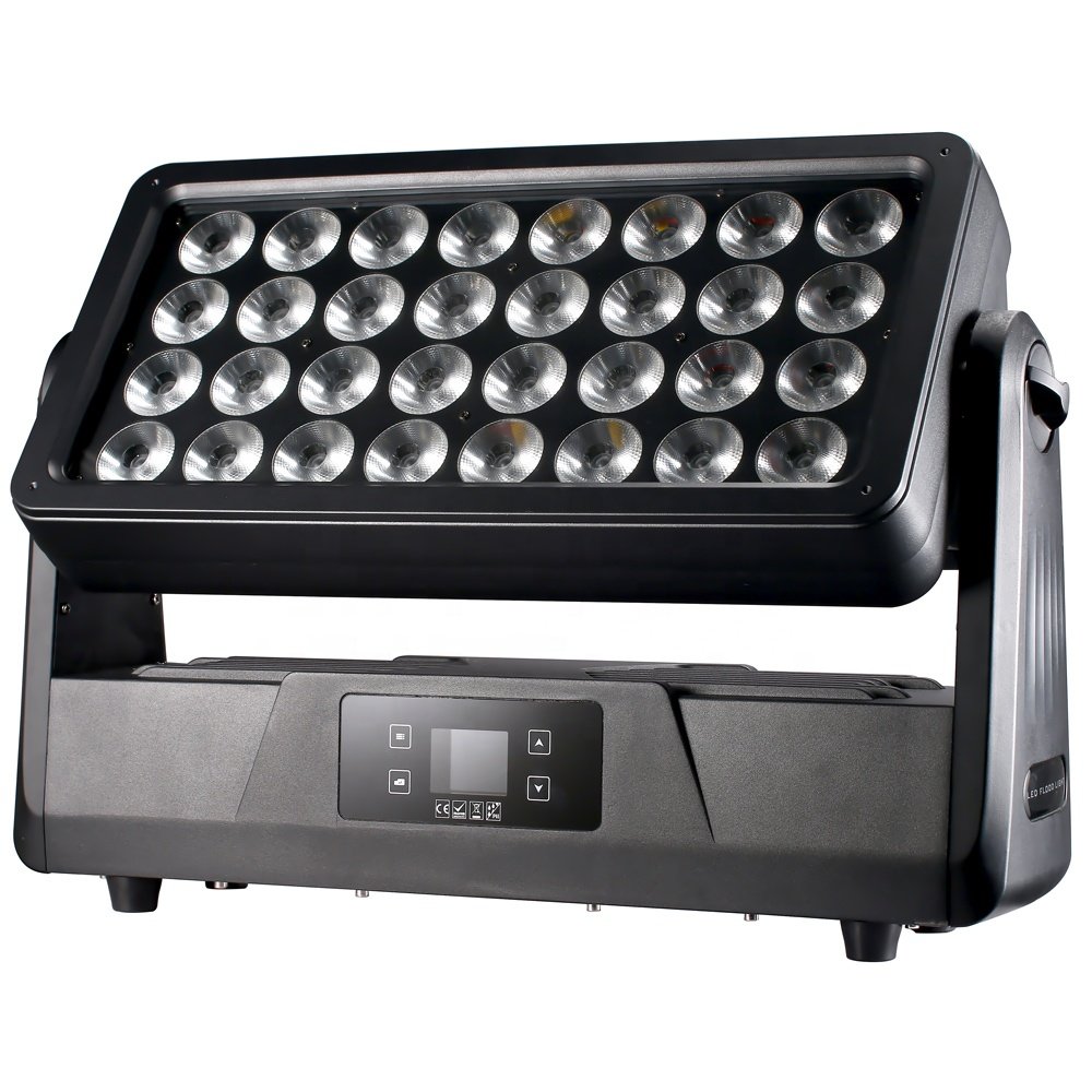 IP65 32x40w RGBW Wall Washer LED Wash Light DMX Waterproof Outdoor DMX Stage Architectural Lighting