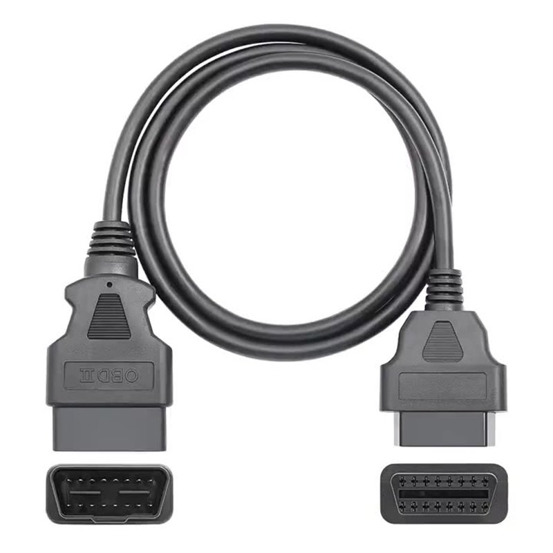 OBD 16PIN Full Needle Full Line 100cm Extension Line 16 Core N 26awg Low Resistance 1 m Long