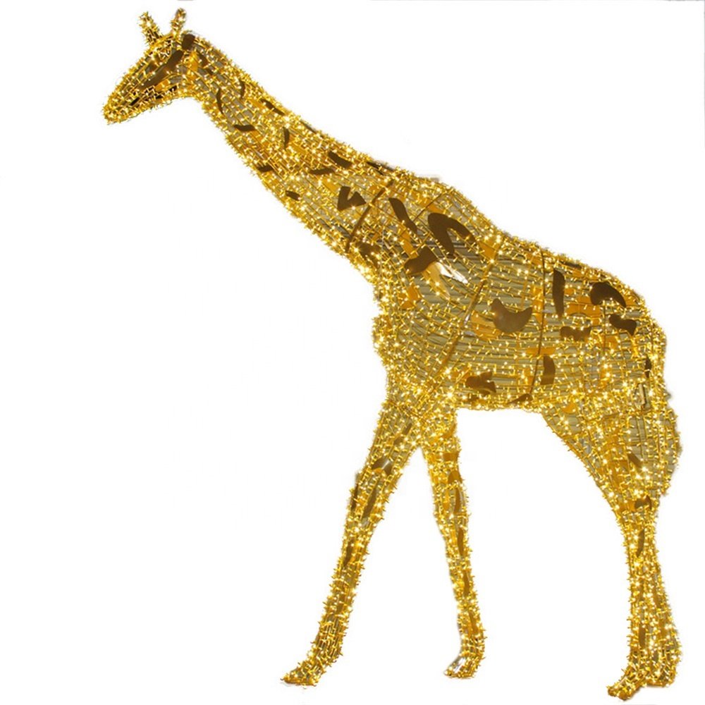 Square Park 3D Modeling Lights Pattern Lights Landscape Decoration IP65 Waterproof Arch Light Giraffe Lamp Deer Lantern