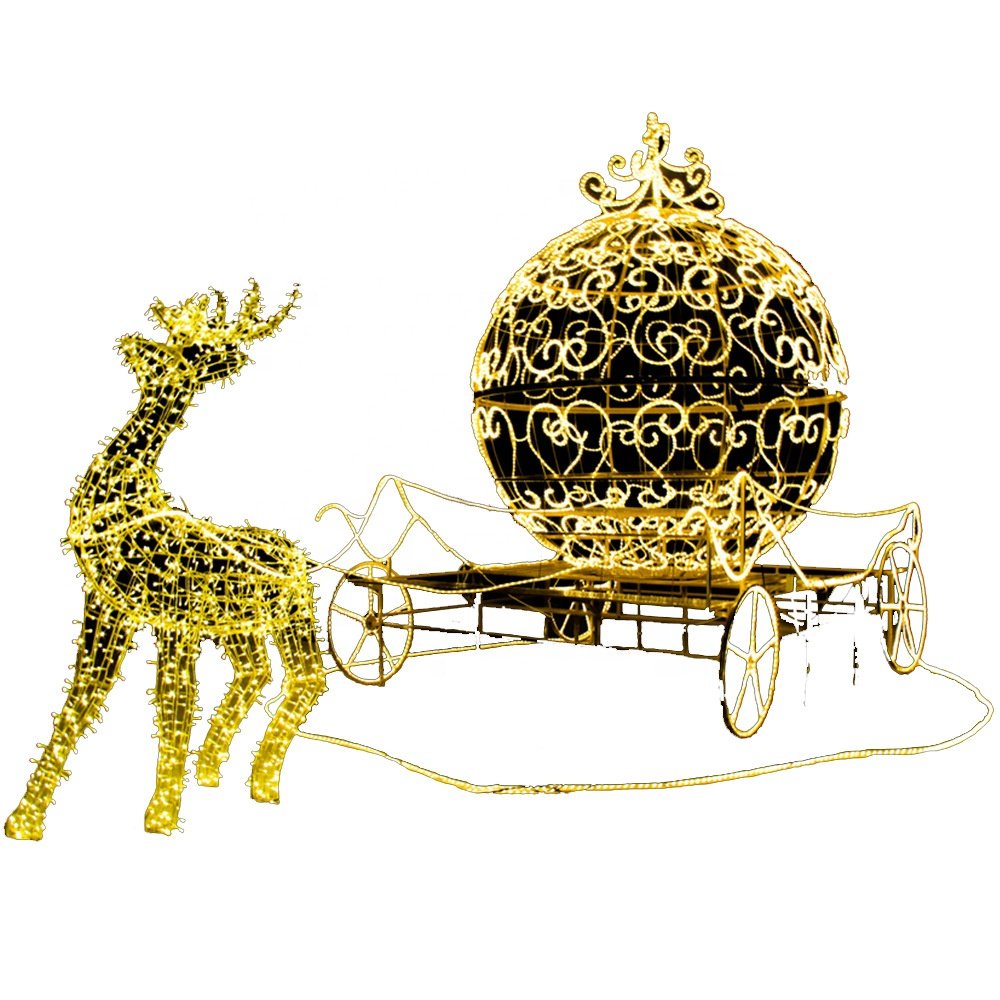 Square Park 3D Modeling Lights Pattern Lights Landscape Decoration IP65 Waterproof Arch Light Giraffe Lamp Deer Lantern
