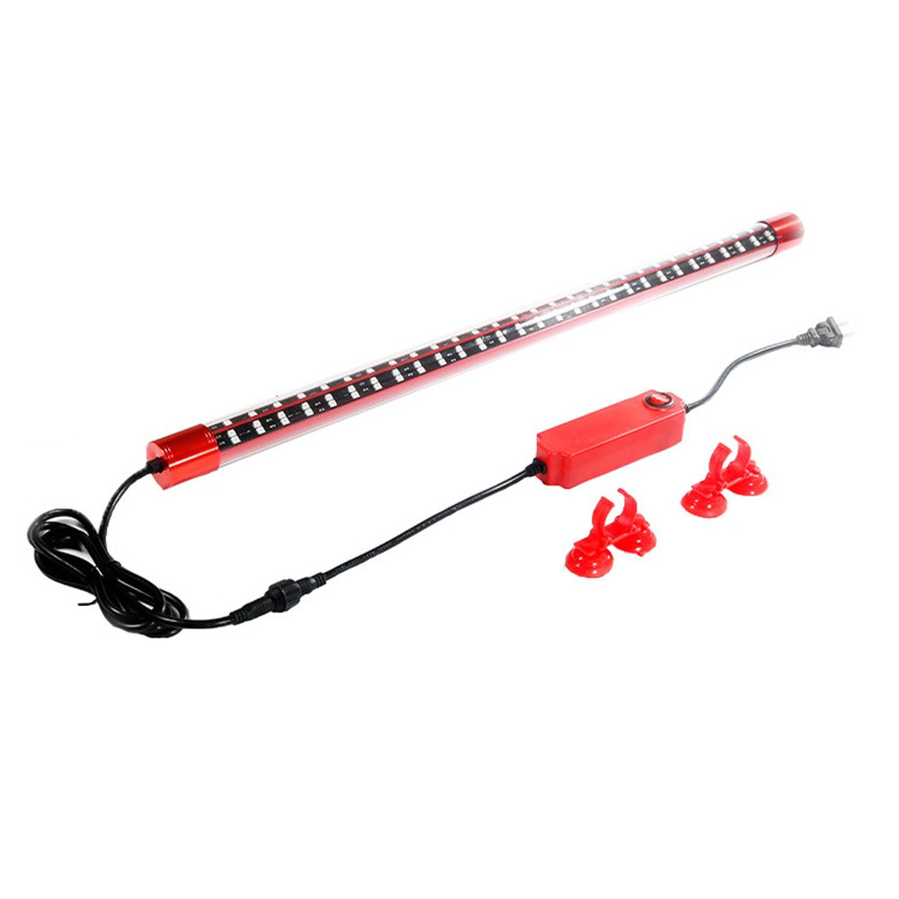 30W LED Dragon Fish Tank Light Five Rows Waterproof IP68 High-Light Three-Color Optional Diving Special Aquarium Brightening
