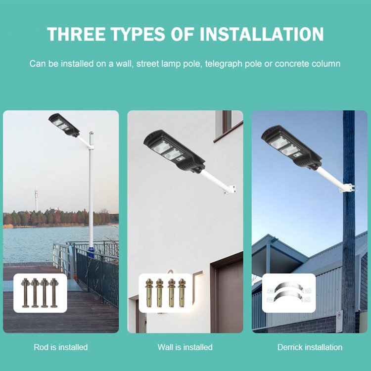 Omsen 30W 60W 90W 150W Lamp High Lumen Outdoor Led Solar Powered Street Light Led Outdoor Lamp Waterproof 60 W 1200W 2000 Watt