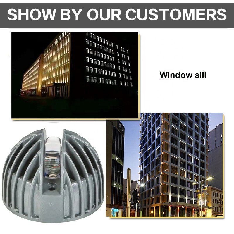 10W LED Outdoor Window Lamp IP65 Waterproof Three Sides Glowing Wall Light White Yellow Light Projector Light for Hotel