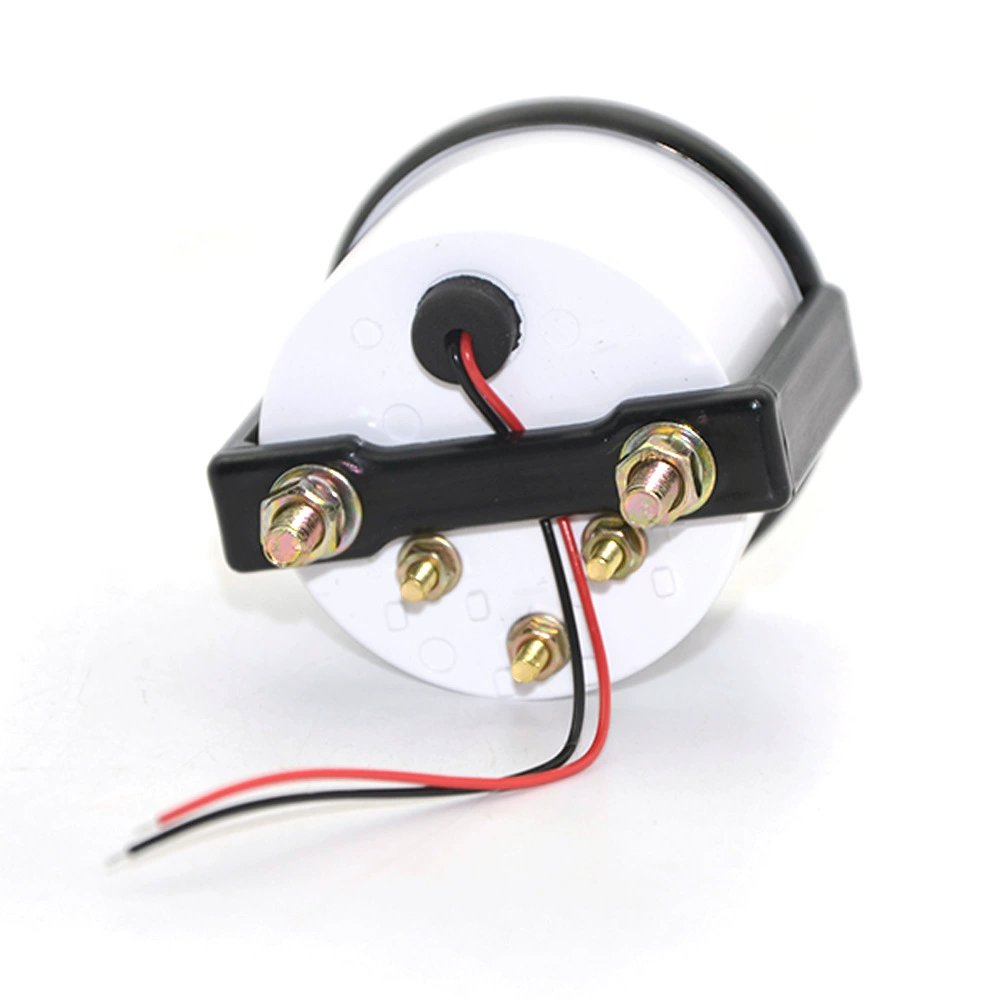 GAUGE 2"52mm Universal 12V Car Auto Oil Level Gauge with Fuel Float White Pointer Car Fuel Flow Meter