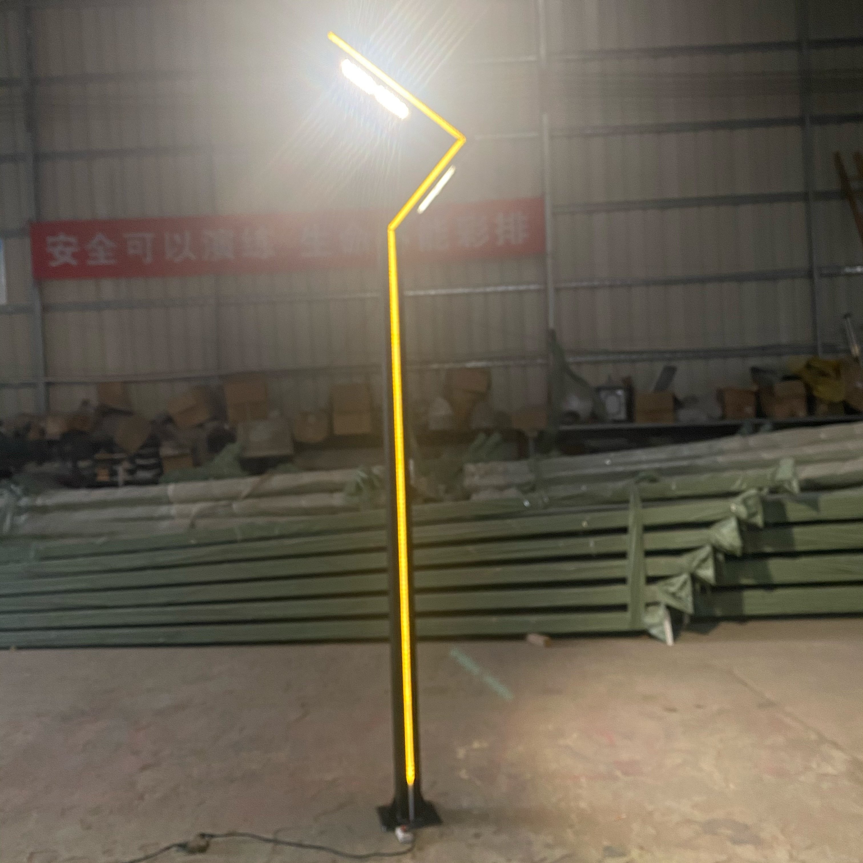 Customized Outdoor Waterproof Garden Lights, Rust Proof Villa LED Street Lights, Double-sided Lighting, Community Roads