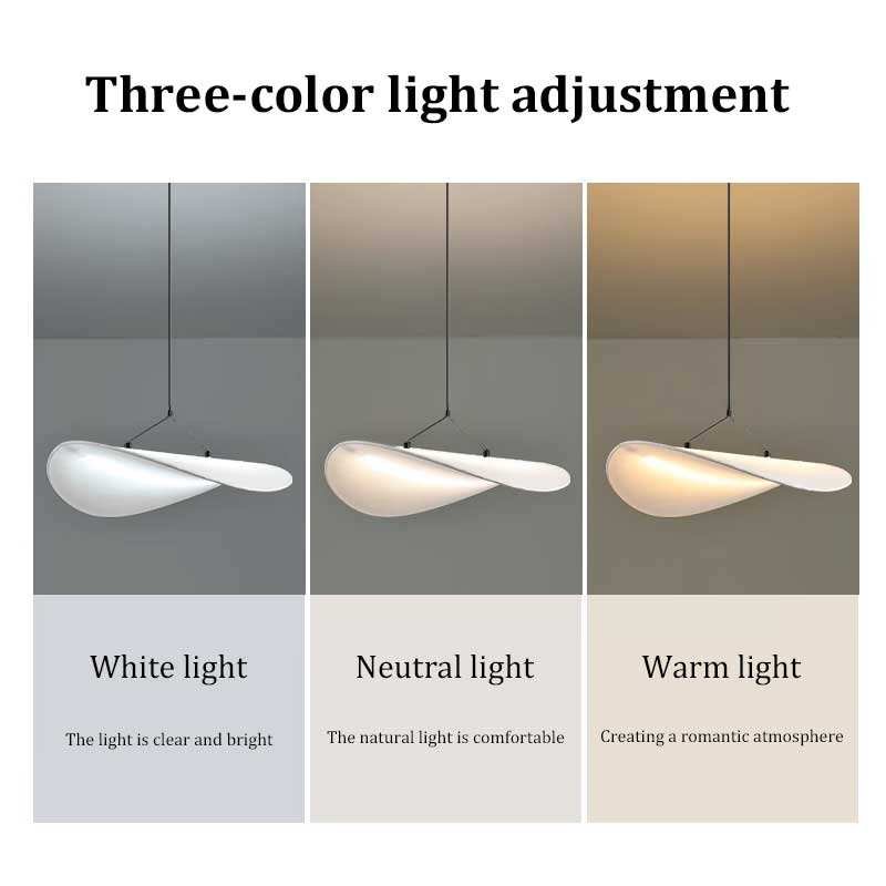 Home Decor Minimalist Design Kitchen Pendant Light Hotel Bedroom Hanging Lamp Indoor Nordic Modern Led Silk Fabric Chandelier