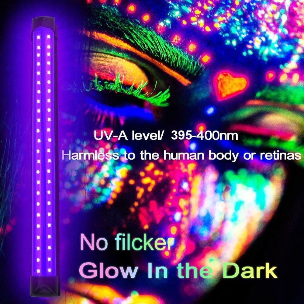 10W T8 UV Black Light UV Purple Party KTV Stage Atmosphere Light LED 395nm Fluorescent Detection Curing Light