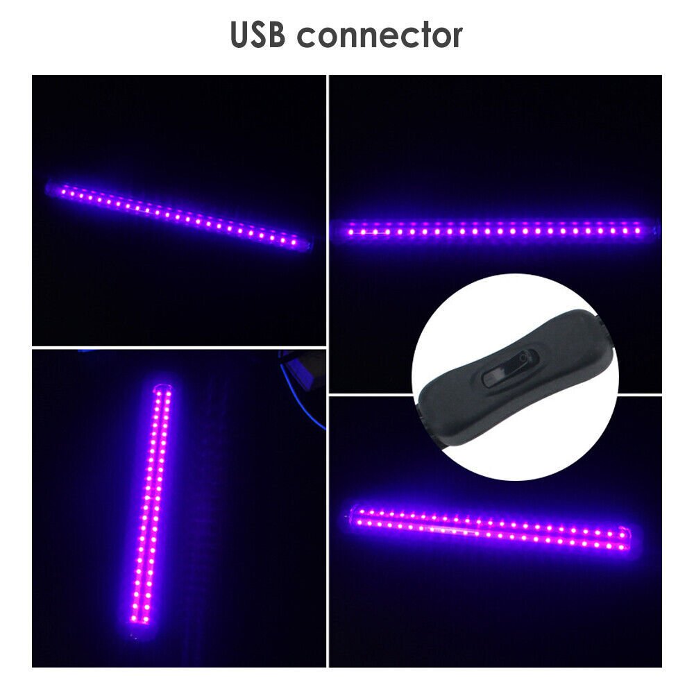 10W T8 UV Black Light UV Purple Party KTV Stage Atmosphere Light LED 395nm Fluorescent Detection Curing Light