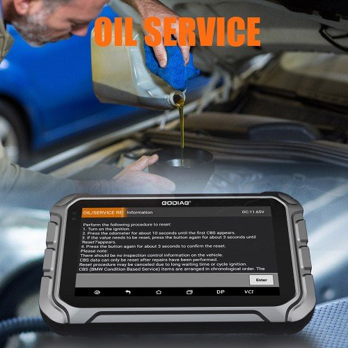 Hot 2025 Professional OBDII Meter Tool GODIAG ODOMaster Free Update Online 7 Inch Tablet GODIAG GD801 ODOMASTER