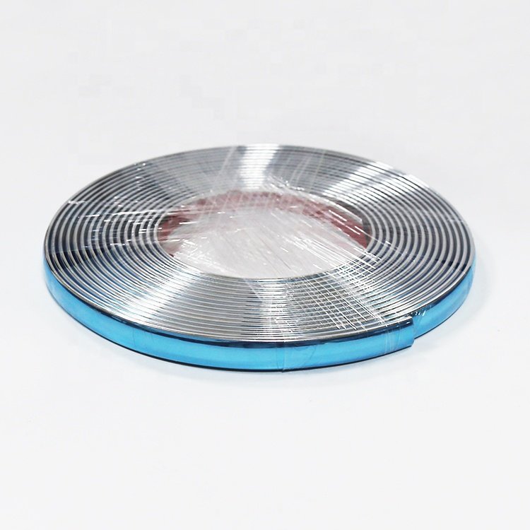 3 Meters 5M 15M Exterior Adhesive Car Chrome Body Strip Bumper Auto Door Protective Moulding Styling Trim Sticker