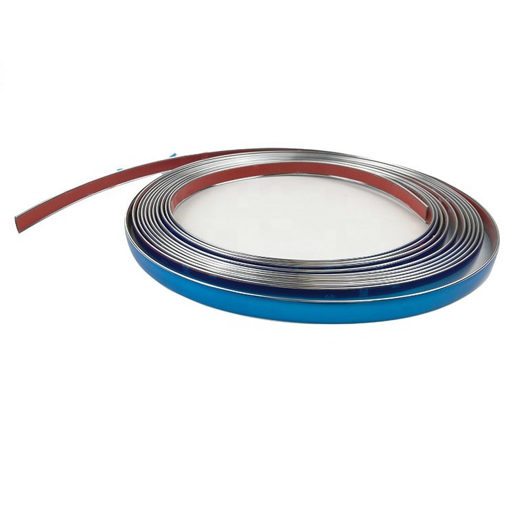 3 Meters 5M 15M Exterior Adhesive Car Chrome Body Strip Bumper Auto Door Protective Moulding Styling Trim Sticker