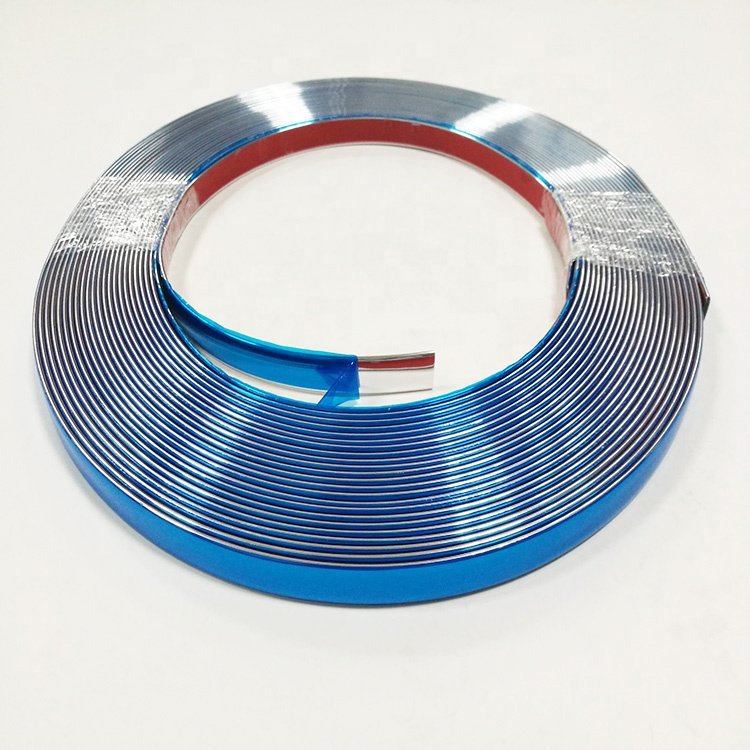 3 Meters 5M 15M Exterior Adhesive Car Chrome Body Strip Bumper Auto Door Protective Moulding Styling Trim Sticker