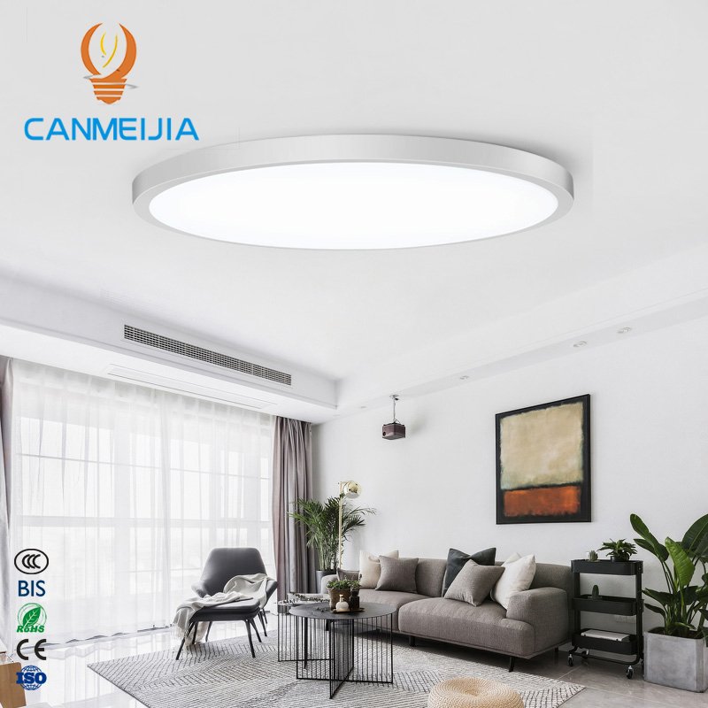 2020 Modern Ceiling New Panel Light 16W Bedroom Light Black Frame Home Lighting White Frame Ceiling Lamps/lamparas De Techo