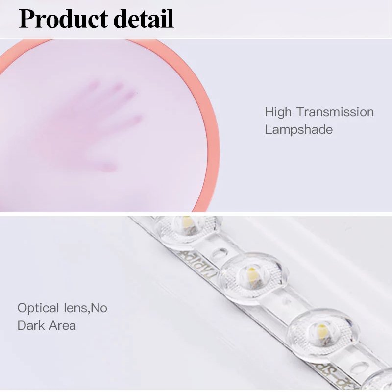 2020 Modern Ceiling New Panel Light 16W Bedroom Light Black Frame Home Lighting White Frame Ceiling Lamps/lamparas De Techo